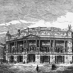 Queens Opera House, exterior, Langham Place, 1900