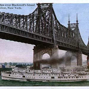 Queensboro Bridge, Blackwells Island, East River, New York