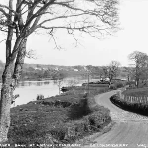 Early 20th Century Print of River Bann, Northern Ireland Early 20th Century Print of River Bann, Northern Ireland