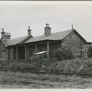 Railway Station, Forres, Morray, Inverness, Scotland. Date: 1937