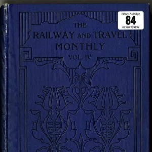 The Railway and Travel Monthly, cover design