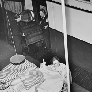 Refugee hostel furnished WWII