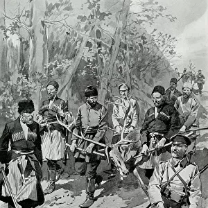 Returning from a hunt in the Caucasus