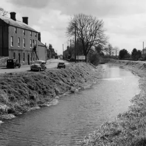 RIVER NENE Print - Upwell, Norfolk, England 1950s RIVER NENE Print - Upwell, Norfolk, England 1950s
