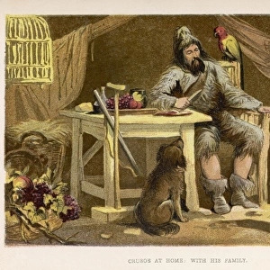 Books and Literature Glass Place Mat Collection: Robinson Crusoe