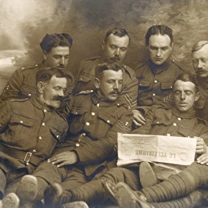 Royal Engineers group photo, France, WW1