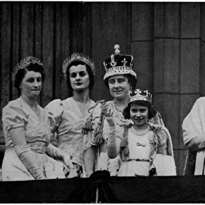 The royal family after the Coronation of King George VI