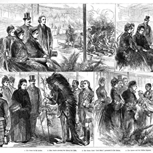 Royal visit to the Great American Exhibition, 1887