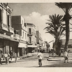 Rue d Espagne, Bizerte (Bizerta), Tunisia, North Africa