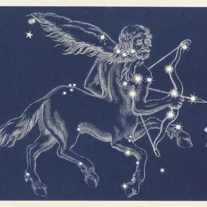 Sagittarius Constellation Print