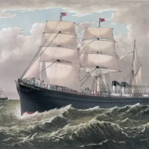 The Magnificent Steamships Print, c1879 The Magnificent Steamships Print, c1879
