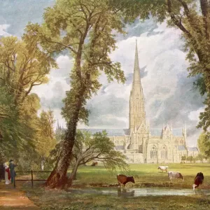 Salisbury Cathedral Print Salisbury Cathedral Print