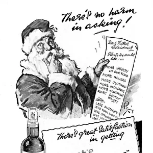 Santa in Dewars White Label advert