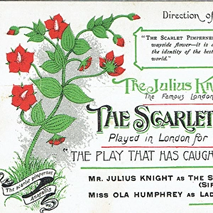 The Scarlet Pimpernel by Baroness Orczy and M Barstow