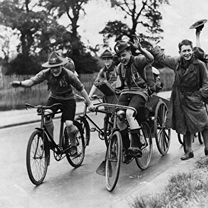Scouts on Bikes 1930