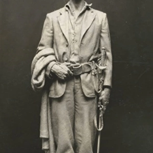 Sculpture of Abraham Lincoln, full-length, standing, facing