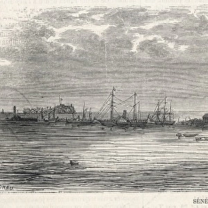 Senegal / Dakar Port 1867