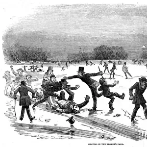 SKATING, REGENTS CANAL 1854