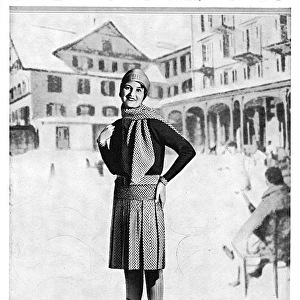 Skating suit from Harrods, 1929