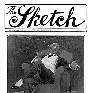 Sketch cover - The Arm Chair critic, WW1