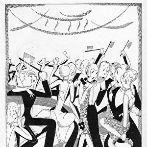 A sketch of the new dance craze called The Stomp (1927)