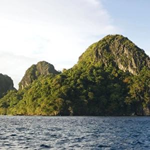 Small rocky volcanic island near El Nido
