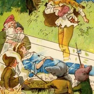 Snow White in Glass Coffin Print, 1902 Snow White in Glass Coffin Print, 1902