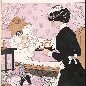 Social / Maid Brings Tea