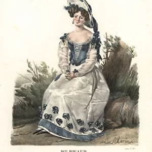 Soprano Madame Rigaud as Ines in L Alcalde de la Vega, 1824