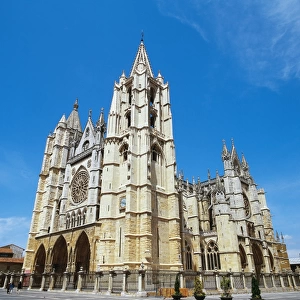 Spain. Leon. Cathedral. 13th century. Gothic style