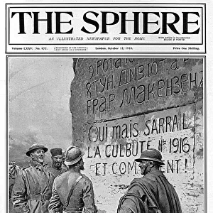 Sphere cover - Allied soldiers in Macedonia by Matania