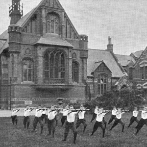 Spurgeons Orphanage, Stockwell - Boys at Drill