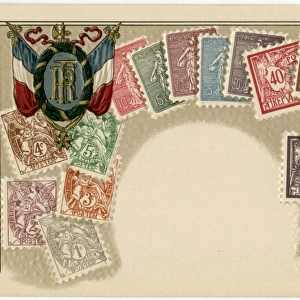Stamp Card produced by Ottmar Zeihar - France