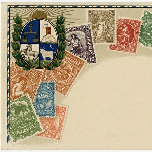 Stamp Card produced by Ottmar Zeihar - Uruguay