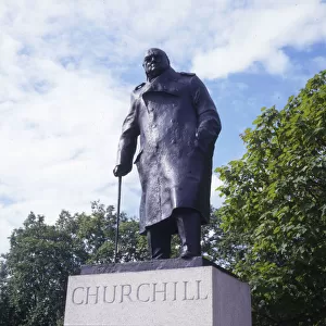 Statue of Winston Churchill, Parliament Square, Westminster