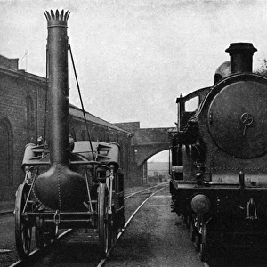 Stephensons Rocket with a George V class engine