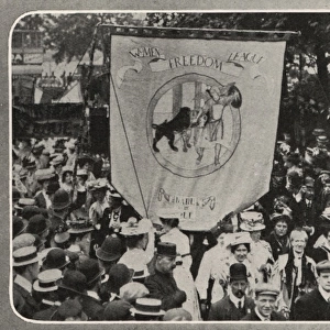Suffrage Demonstration Womens Freedom League 1908