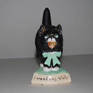Suffragette Black Cat Ceramic