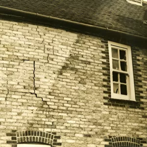 Suffragette bomb damage to David Lloyd Georges house