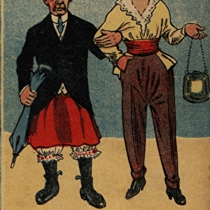 Suffragette Women Wear Trousers