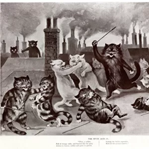 Supplement, The Seven Ages by Louis Wain - Four