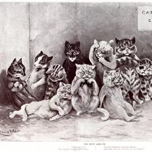 Supplement, The Seven Ages by Louis Wain - Seven