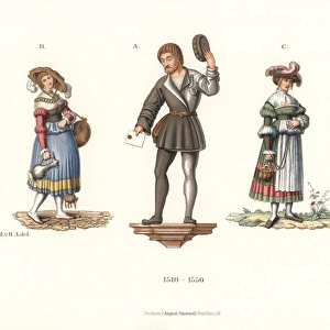 Swiss costumes of the first half of the 16th century