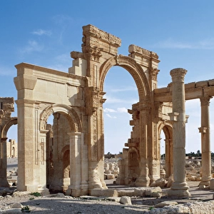 Syria. Palmyra. Portico of Colonnade. 3rd century. Oasis Tad