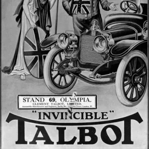 Talbot Car Advertisement, 1912