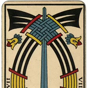Tarot Card - Epees (Swords) VII
