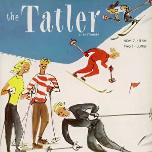 Tatler front cover, Winter Sports Number 1956
