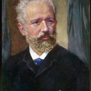 Tchaikovsky Print - Portrait of Pyotr Ilyich Tchaikovsky Tchaikovsky Print - Portrait of Pyotr Ilyich Tchaikovsky