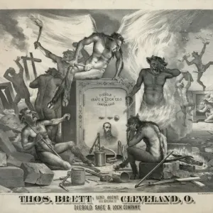 Diebold Safe & Lock Company Print c1879 Diebold Safe & Lock Company Print c1879