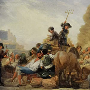The Threshing Ground or Summer, 1786, by Goya